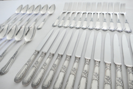 Orfevrerie Bruno Wiskemann - Silver Plated Cutlery set - Régence - 36-piece/12-pax. - Belgium, c. 1960