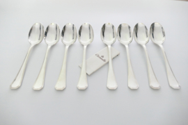 Christofle - America - Set of 8 silver plated Dinner spoons