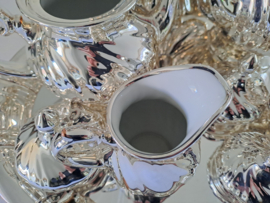 WMF - Verzilverd op Porcelein Koffie- en Theeservies