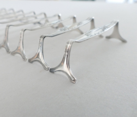 A set of 12 Silver Plated Art Nouveau Knife rests - Otto Kaltenbach Altensteig, 1921-1967