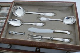 Frionnet, Francois - Silver Plated Cutlery Canteen - 116-piece/12-pax. - Louis XV - France, c. 1950