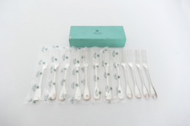 Ercuis - Set of 12 silver plated Dessert forks - new