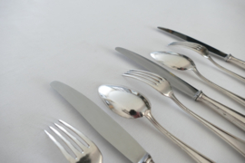 Silver plated Art Nouveau cutlery set - WMF 200 - Kreusband - 18-piece/6-pax. - Antique