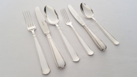 Gero, Georg Nilsson - Silver Plated Art Deco Cutlery set - 46-pieces/6-pax.- series "431" - the Netherlands, c. 1950's