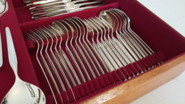 WMF - Silver plated Mid Century cutlery - Zurich collection - 54-piece/6-pax. - Design Kurt Mayer - Germany, 1960's
