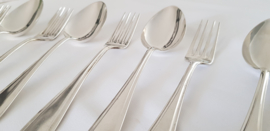 12-piece silver dinner setting, Point Fillet pattern - Gerritsen & van Kempen, 1928