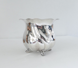 A fine and large silver Cachepot - Wilhelm Binder, Schwäbisch Gmünd - c, 1950