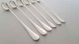 Christofle - A set of 6 long icecream spoons - Fidelio collection