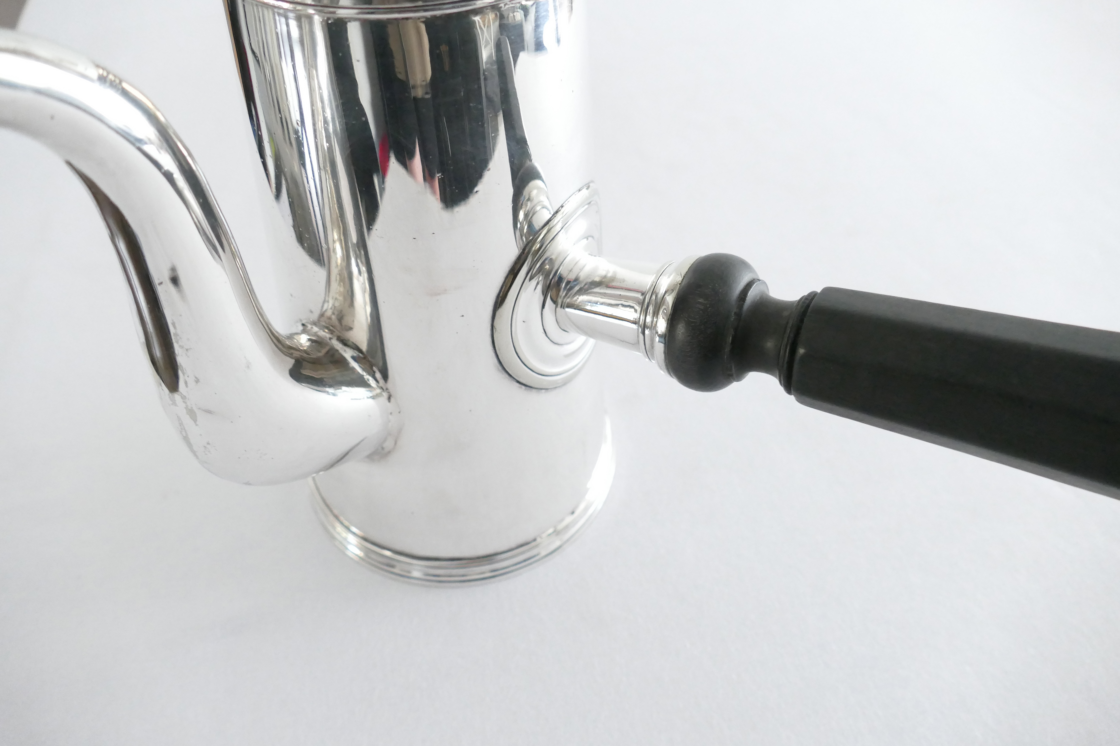 Large Silver Plated Chocolatière - Paris, c. 1850