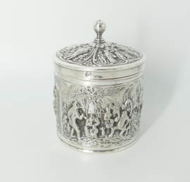 Nostalgic Old-Dutch Tea Caddy - H.Hooikaas for Douwe Egberts - the Netherlands, 1960s