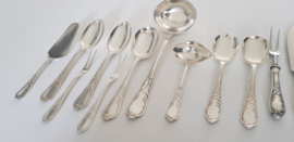 Silver Plated Cutlery Set in Louis XV/Rococ-style - 90-piece/12-pax. - Jacob Knapp, Dusseldorf - 1957