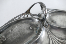 WMF (Württembergische Metallwarenfabrik} - Art Nouveau Silver Plated Serving Dish - Germany, c. 1906