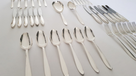 Gero, Georg Nilsson - Silver plated Cutlery set - 38-piece/6-pax. - Perfection - the Netherlands, 1952-1964