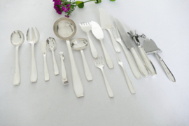 Christofle - Atlas - Silver Plated Cutlery Canteen - 149-piece/12-pax. - Luc Lanel for the Steamship S.S. Normandie - France, 1933-1949