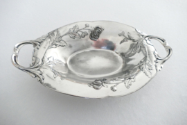 Art Nouveau handled dish - Orfevrerie Gallia - France, c. 1905