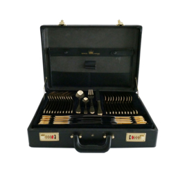 SBS Solingen - Goud vergulde bestekset - 70-delig/12-persoons - Royal Empire - Duitsland, 1990's