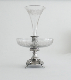 Antique Silver Plated Epergne - c. 1880 - Napoleon III-style - Adolphe Boulenger - Paris, c. 1880
