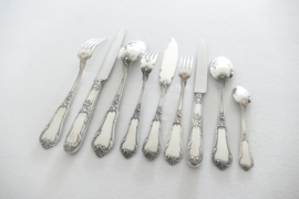 Bruno Wiskemann - Regènce - Silver Plated Cutlery Canteen - 96-piece/12-pax. - Belgium, 1950-1984