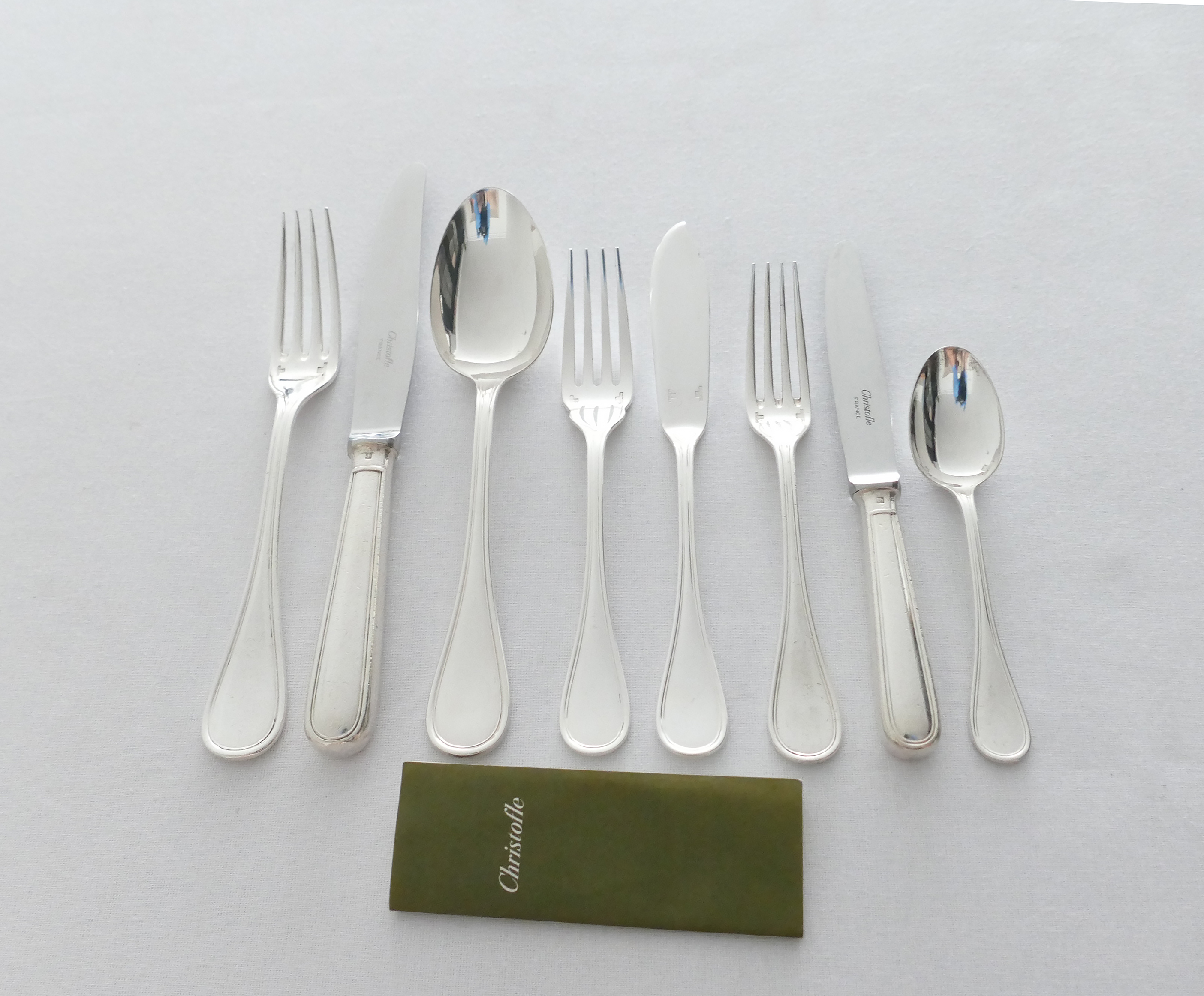 Christofle - Albi - Silver Plated Cutlery Set - 90-piece - France, 1970's