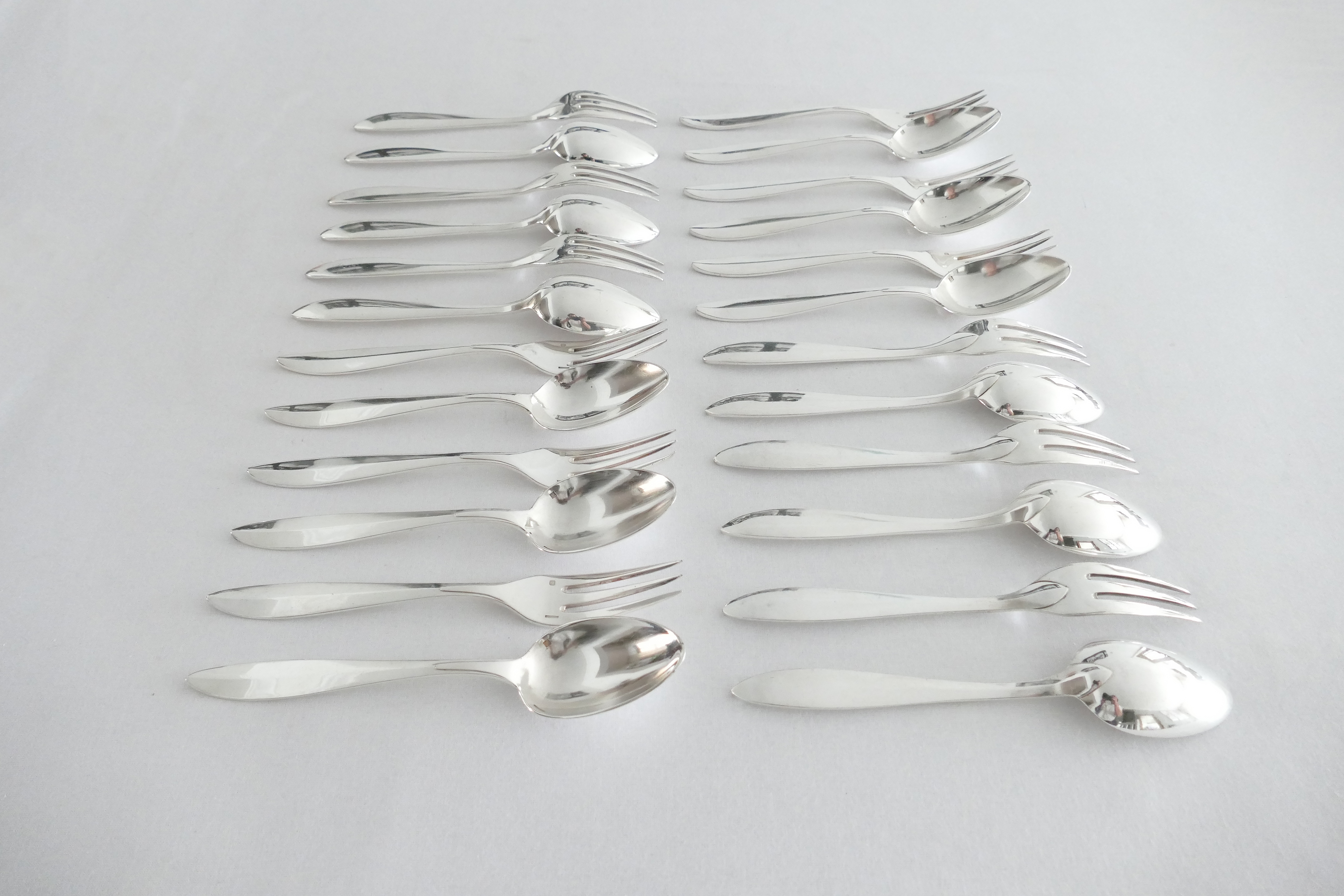 Christofle - Antique Silver Plated Dinner Cutlery Set - 24-piece/12-piece -  France, late 19th century