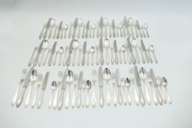 Jäger Solingen - Silver Plated Cutlery Canteen  - 83-piece/12-pax. - Germany, 1937-1950