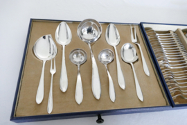 Silver Plated Cutlery Canteen - 58-piece/12-pax. - Keltum, Gerritsen & van Kempen - the Netherlands, 1930's