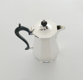 Verzilverde Art Deco Thee- en Koffiepot - Fenton, Russel & Co. - Edinburgh, c. 1930