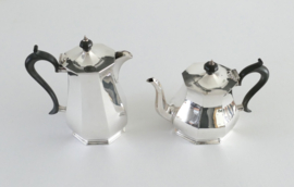 Silver Plated Art Deco Tea- and Coffee service - Fenton, Russel & Co - Edinburgh, c. 1930