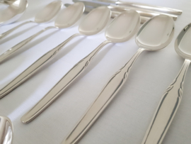 SOLD - Silver Plated Cutlery Canteen, Paris pattern - WMF, Germany c. 1950's - 40 pieces (6 pax.)