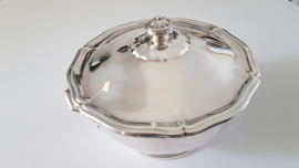 Ercuis, France- Silver plated Soup Tureen  - Chippendale style - Contours collection - France, 1977