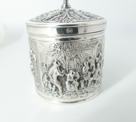 Nostalgic Old-Dutch Tea Caddy - H.Hooikaas for Douwe Egberts - the Netherlands, 1960s