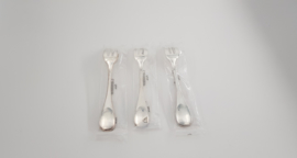 Christofle - Fidelio - 3 silver plated dessert forks in model - in original packaging / mint condition