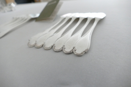 Christofle - Pompadour  - 12 silver plated Fish Knives