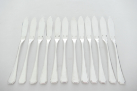 Christofle - America - Set of 12 Silver Plated Fish Knives