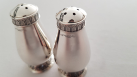 Christofle - A set of silverplated Salt & Pepper shakers - Malmaison