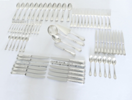Orfevrerie Ercuis - Silver Plated Cutlery Set - N.29 Louis XV - 75-piece/12-pax. - France, c. 1980