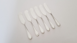6 American Sterling silver Butter knives - Whiting Manufacturing Co - U.S.A. - 1910 - Design Charles OSborne
