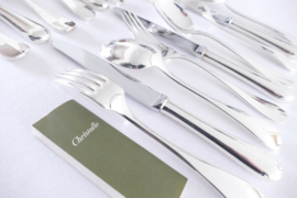 Silver Plated Cutlery Set - 18 piece/6 -pax. - Christofle - Fidelio - France, 1983-present