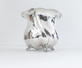 A fine and large silver Cachepot - Wilhelm Binder, Schwäbisch Gmünd - c, 1950