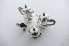 Christofle Verzilverd Koffie en Thee servies - voor Kirby, Beard & Co, Parijs - 1935-1959