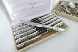 Christofle - Silver Plated Cutlery Canteen - Marly collection - 72-piece/12-pax. - France, 1950-1980