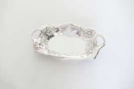 Silver Plated Art Nouveau serving basket - Wiskemann, Brussels, c. 1910