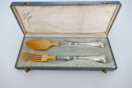 French silver salad servers - .950 silver - Alexandre Huignard - 1854-1866