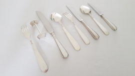 Gero, Georg Nilsson - Silver Plated Art Deco Cutlery set - 73-piece/6-pax. - series "431" - the Netherlands, c. 1950