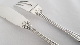 Wilkens Martin - Silver Plated cutlery in Baroque/Louis XIV-style - 127-piece/12-pax. - series "Dresdner Barock" - Germany, c. 1950's