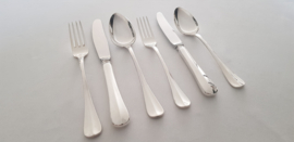 Gero, Zeist - Silver plated Cutlery Canteen - Hollands Glad (Révérence) - 40-piece/6-pax. - The Netherlands, 1973-1985