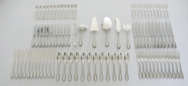 Orfevrerie Wiskemann - Silver Plated Cutlery Caneen - Empire-style - 90-piece/12-pax. - Belgium, 1924-1950