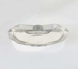 Orfevrerie Gallia - Silver Plated Art Nouveau Bread Basket "Epi de Blé" (Ear of Wheat)