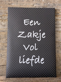 Geurzakje/kaart - Een zakje liefde