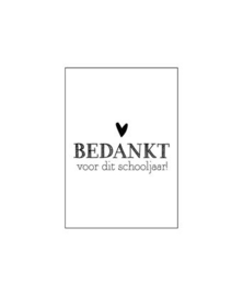 Cadeaukaart - Bedankt voor dit schooljaar!